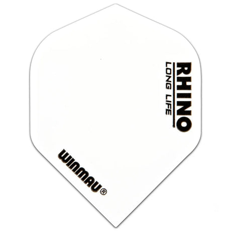 Winmau Rhino Extra Thick Dart Flights-12-White-Premier Darts