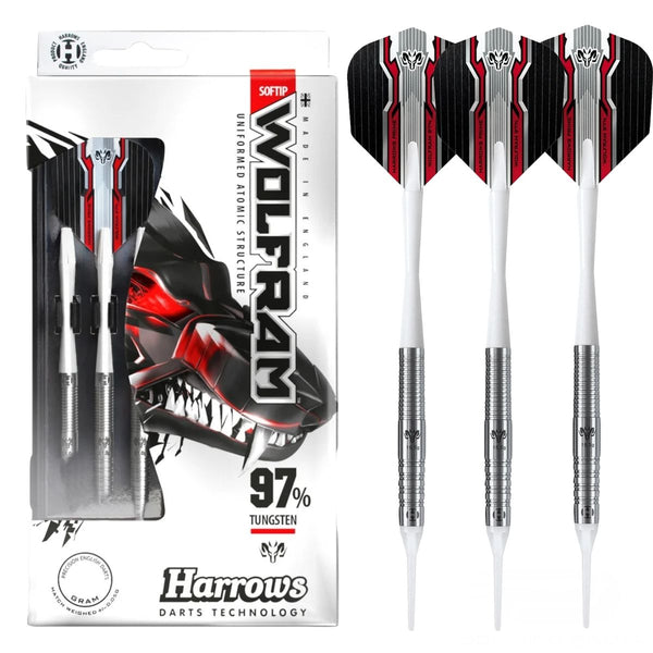 Harrows Wolfram 97% Tungsten Soft Tip Darts-1-18 GRAM-Premier Darts