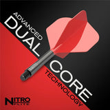 Red Dragon Nitro Flite - Integrated Flight and Shaft - Black & Red