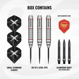 Shot X-Control Stainless Steel Tip Darts-3-22 GRAM-Premier Darts