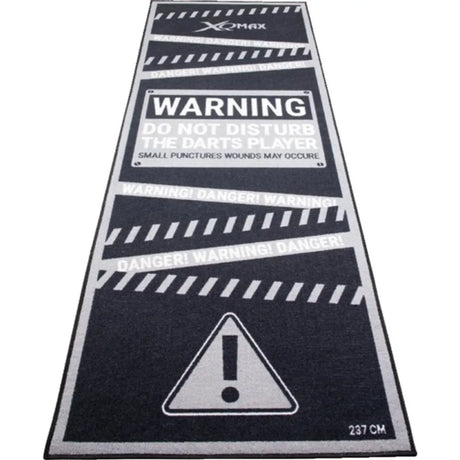 XQ Max Dartmat Warning Design