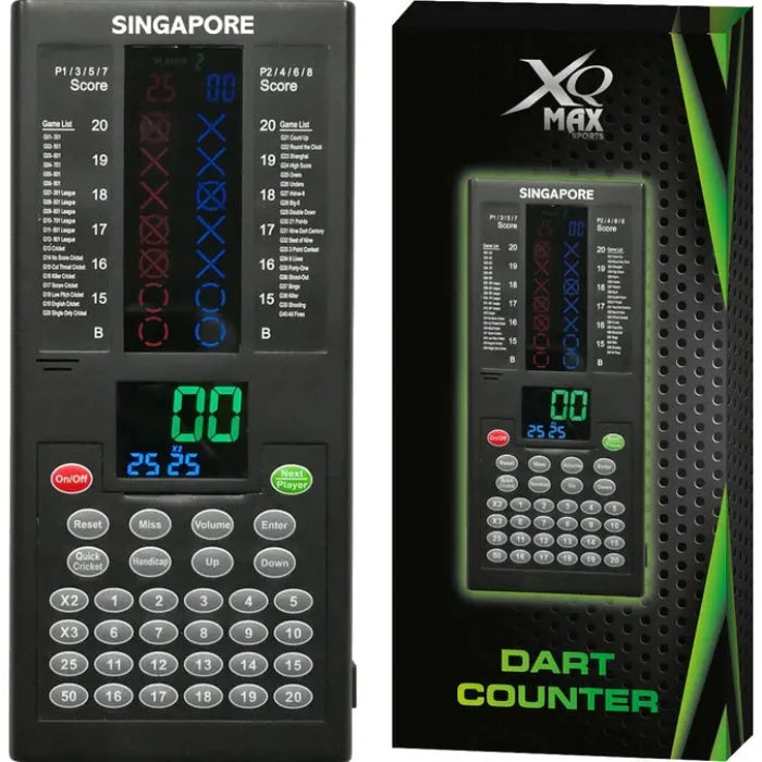 XQ Max Singapore Electronic Darts Counter