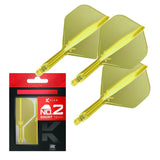 Target Darts K-Flex Flight System No2-26-Neon Yellow-Short-Premier Darts