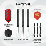 Shot Zen Straight TP 90% Tungsten Steel Tip Darts-3-23 GRAM-Premier Darts