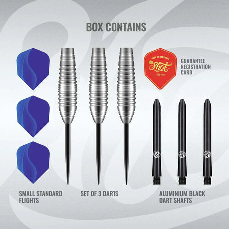 Shot Zen Series Budo 80% Tungsten Steel Tip Darts-4-23 GRAM-Premier Darts