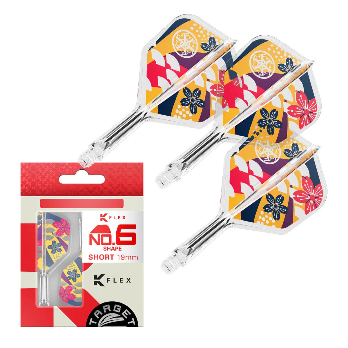 Target Japan Zenith G2 K-Flex Flight System No6-8-Short-Premier Darts