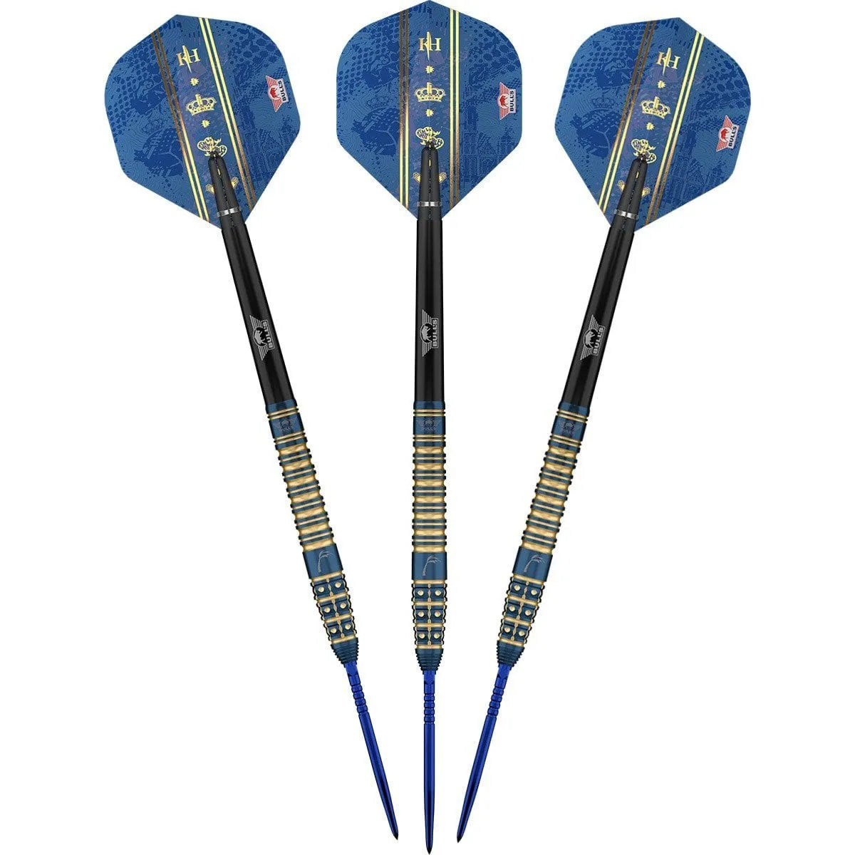 Bull's NL Kim Huybrechts CP 95% Tungsten Steel Tip Darts-4-22 GRAM-Premier Darts
