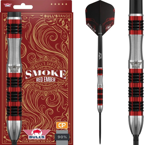 Bull's NL Red Ember CP 90% Tungsten Steel Tip Darts-1-18 GRAM-Premier Darts