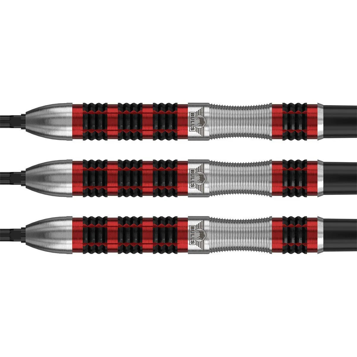 Bull's NL Red Ember CP 90% Tungsten Steel Tip Darts-3-18 GRAM-Premier Darts