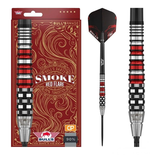 Bull's NL Red Flare CP 90% Tungsten Steel Tip Darts-1-19 GRAM-Premier Darts