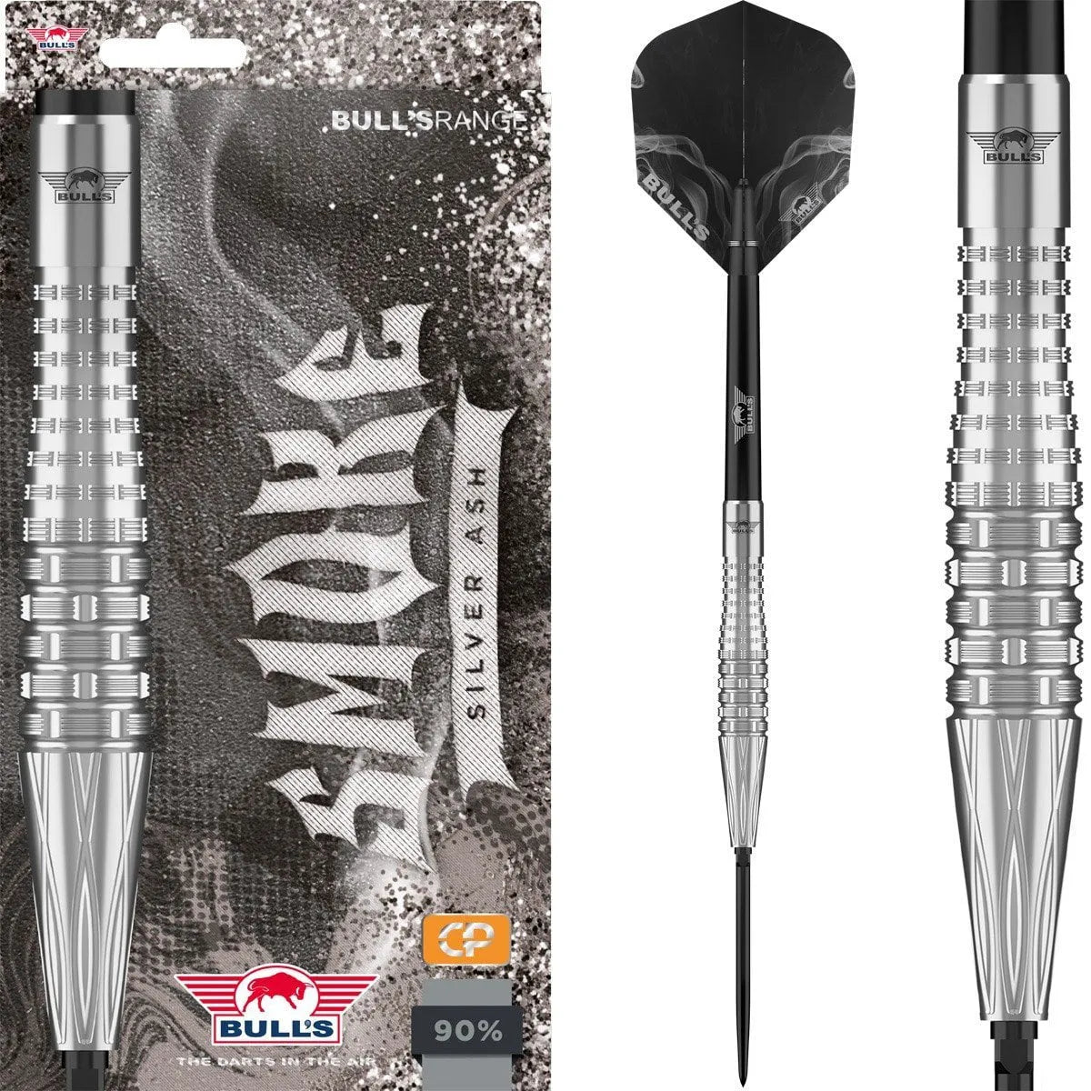 Bull's NL Silver Ash CP 90% Tungsten Steel Tip Darts-1-21 GRAM-Premier Darts