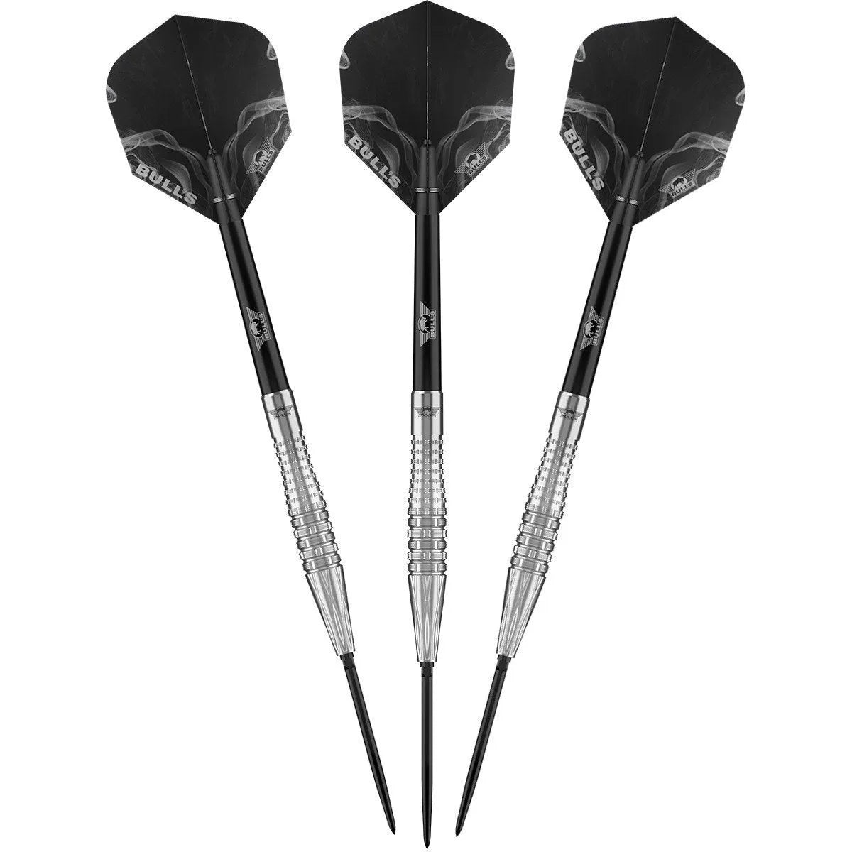 Bull's NL Silver Ash CP 90% Tungsten Steel Tip Darts-4-21 GRAM-Premier Darts