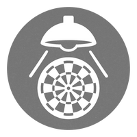 Black Friday Dartboard Lighting Icon