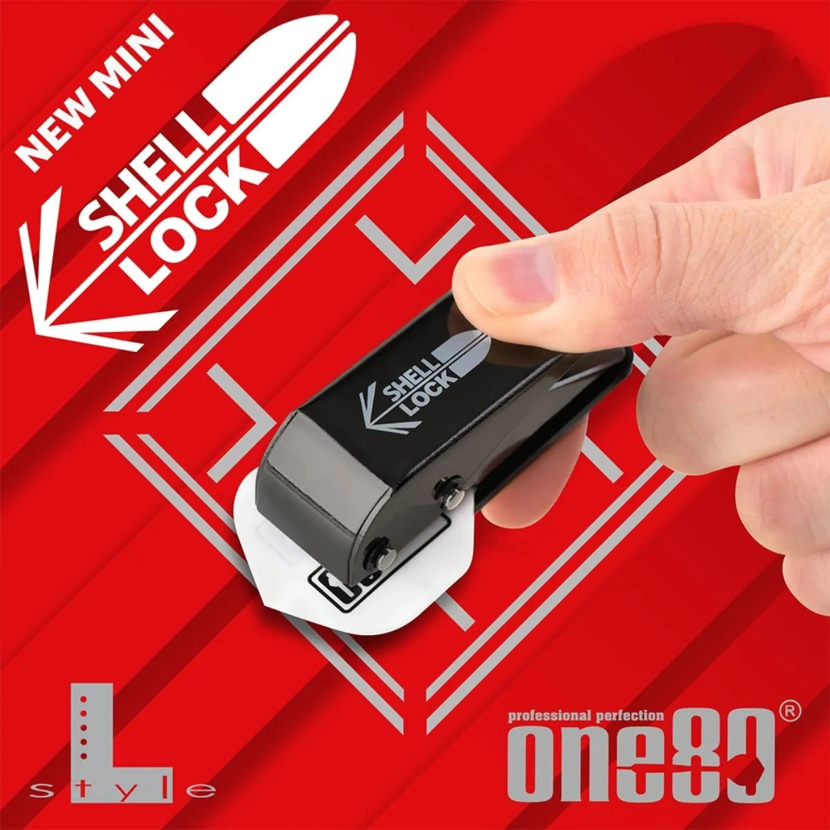 L-Style Darts Shell Lock Punch one80 x L-style Flight Punch-2-Premier Darts