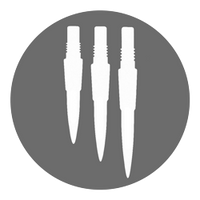 Black Friday Dart Points Icon