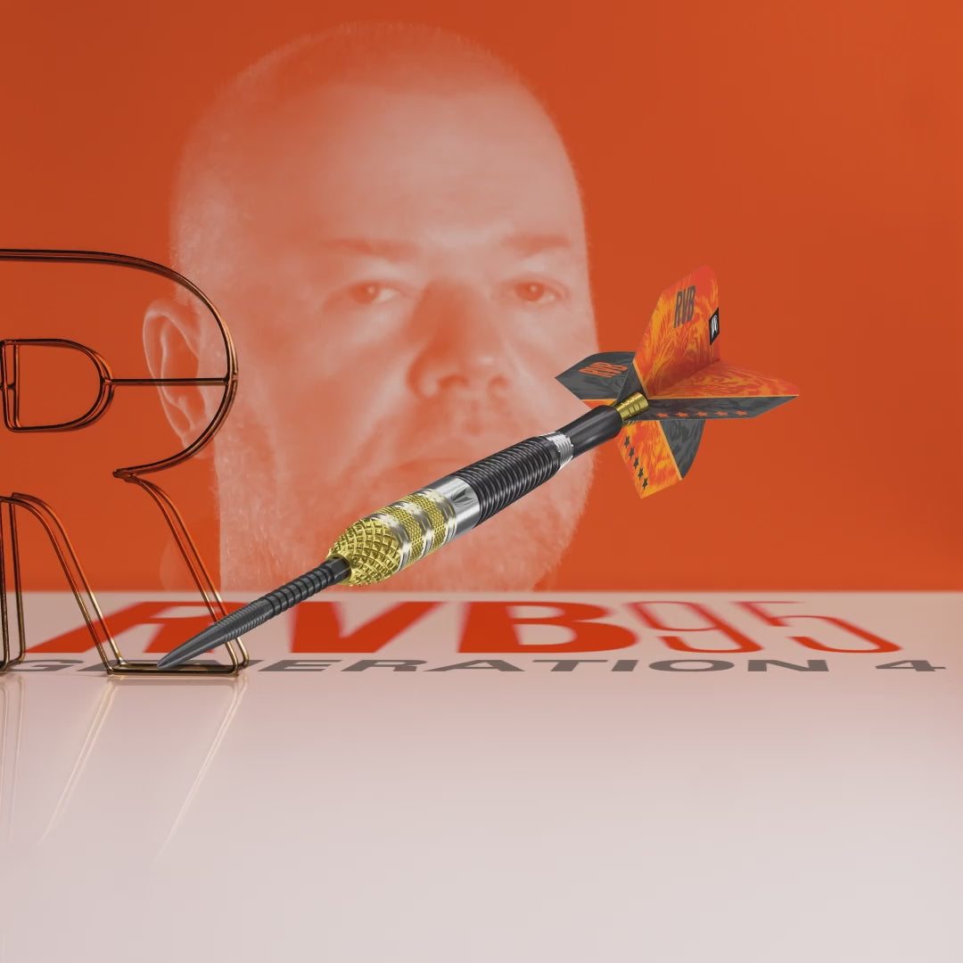 Target Darts Raymond Van Barneveld RVB95 Gen 4 SP 95% Tungsten Steel Tip Darts