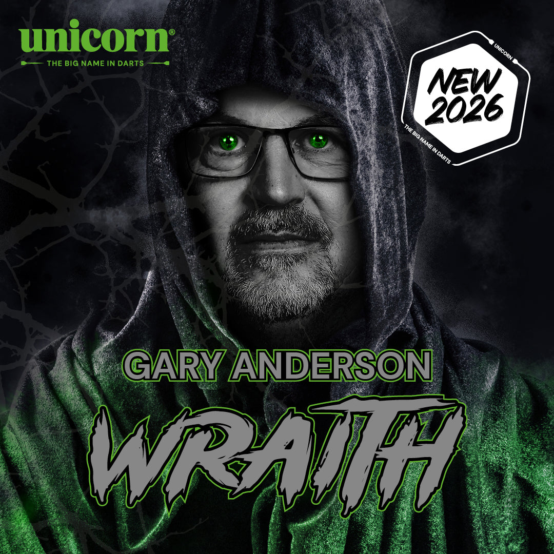 Unicorn Gary Anderson Phase 6 Wraith 90% Tungsten Steel Tip Darts