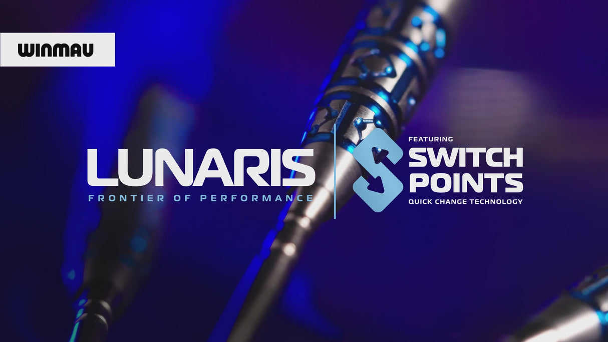 Winmau Lunaris Parallel SP 90% Tungsten Steel Tip Darts