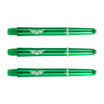 *Shot Eagle Claw Dart Shafts - With Machined Rings - Strong Polycarbonate Stems - Red - Medium | Darts Corner